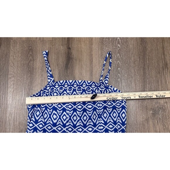 Brooks Brothers Dress Womens 8 Blue White Maxi Cotton - Picture 4 of 14